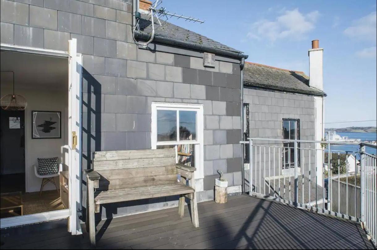 Falmouth Townhouse With Panoramic Sea View Terrace Exterior foto